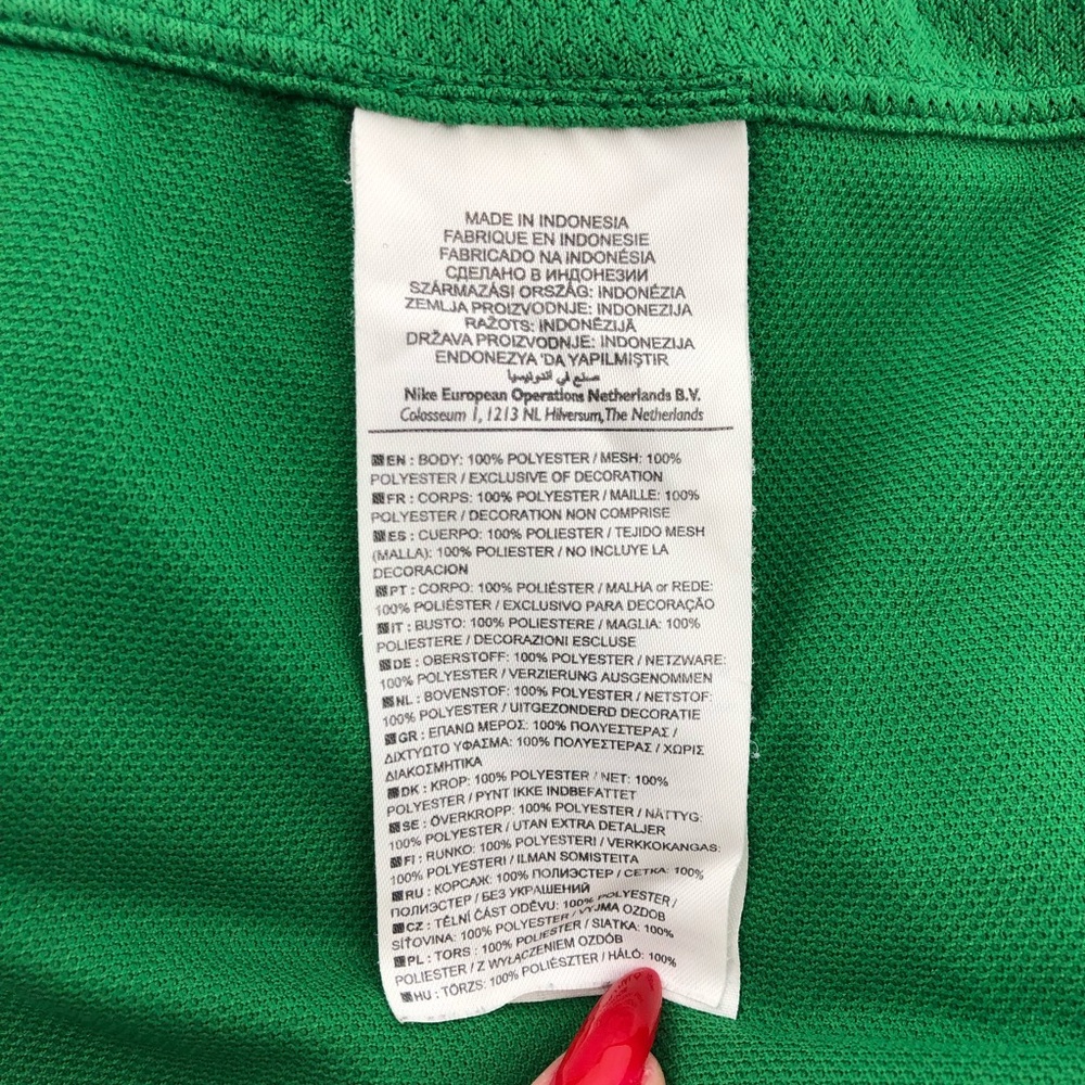 Nike Dri-Fit Green Long Sleeve Tee, Size XL - Picture 5 of 6